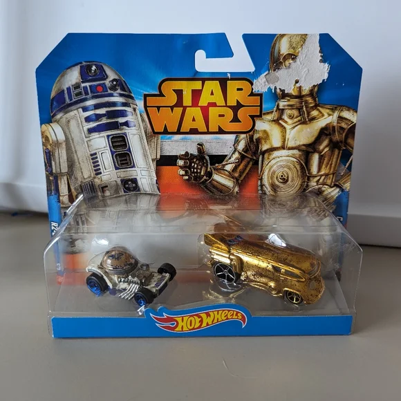 Hot Wheels Star Wars C-3PO Car – 1:64 Scale Collectible Toy Car For Kids & Fans